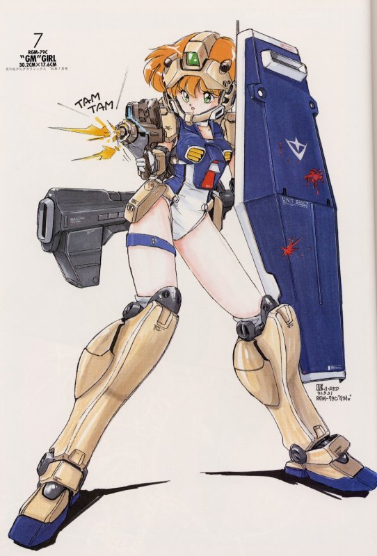 Otaku Gallery  / Art Books / Gundam - Mobile Suit Girls - Mika Akitaka / 006.jpg